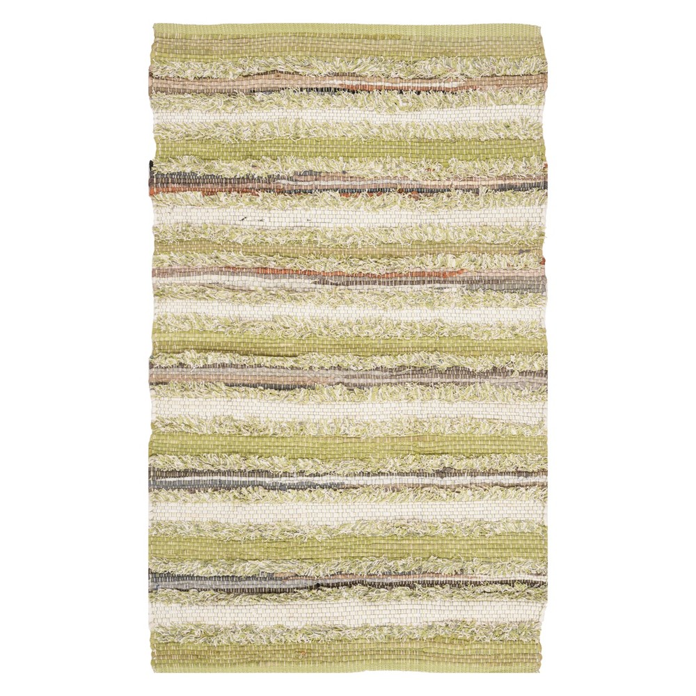 3'x5' Shaila Woven Rug Green/Multi - Safavieh