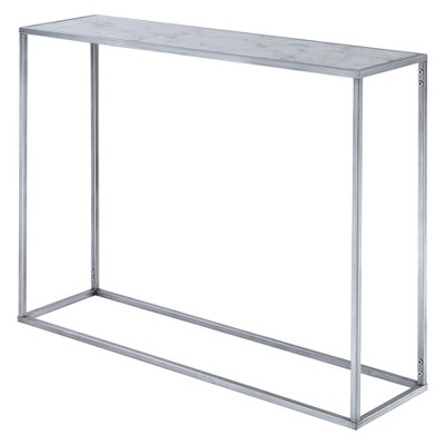 target metal console table