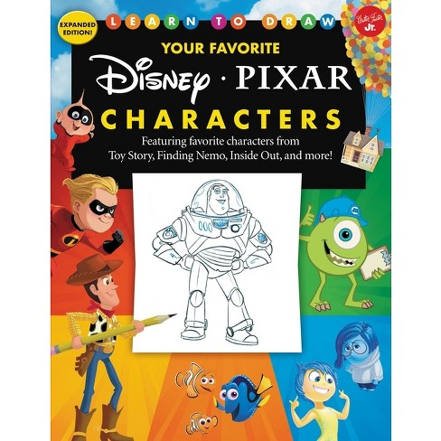 Pixar Color By Number 100 Designs Adult Colouring Book Toy Story Monsters  Disney