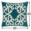 Chery Life 20x20" Throw Pillows - 3 of 4