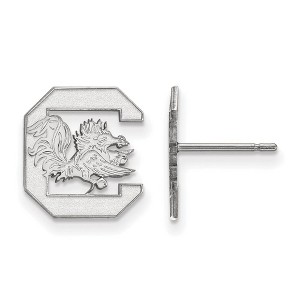 Black Bow Jewelry Sterling Silver South Carolina Gamecocks NCAA Post Earrings - 1 of 3