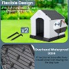 BestMassage Dog House Indoor & Outdoor Kennel with Weatherproof Puppy Shelter Pet Crate - 4 of 4
