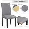 Whisen Faux Marble 5-Piece Dining Set with 4 Thicken Cushion Chairs - 4 of 4