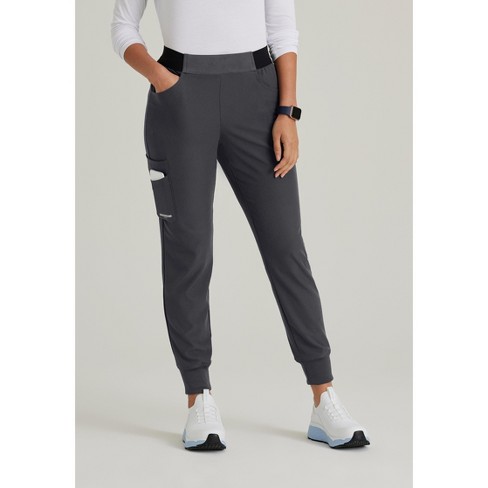 Skechers By Barco - Vitality Women's Electra 5-pocket Mid-rise Jogger Scrub  Pant X Large Pewter : Target