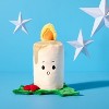 8.5'' Candle with Holly Stuffed Animal - Gigglescape™ - 2 of 3