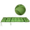 ARTPLAN Outdoor Chasie Lounge Tufted Thick Cushion with Ties,Replacement Wicker Chair Cushion for Paito Fruniture,72x22x4inches - 4 of 4