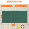16ft x 32ft Rectangular In Ground Pool Safety Cover - Green Mesh, Triple Stitched - 3 of 4