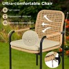 ELJGET 7 Pieces Patio Dining Set with Umbrella Hole, All-Weather PE Wicker Outdoor Furniture Sets for Backyard, Garden, Poolside - 3 of 4