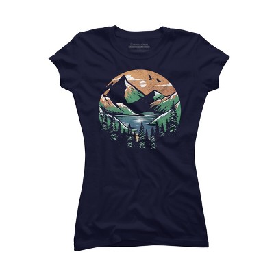 Junior's Design By Humans Happiness Place By orangedan T-Shirt