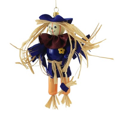 Italian Ornaments 7.0" Mr Indie Fields Ornament Halloween Scarecrow  -  Tree Ornaments