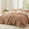 2/3 Pcs Boho Tufted Bedding Checkered Farmhouse Shabby Chic Bed Set - 3 of 4