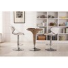 Anybear Upholstery Airlift Adjustable Swivel Barstool, Set of 2 - 2 of 3