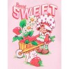 Strawberry Shortcake Girls Fleece Pullover Sweatshirt with Faux Fur Sleeves Little Kid to Big Kid - 2 of 4