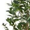 Maggift Artificial Plant 150cm Artificial Laurel Tree Sphere Topiary on Metal Spire for Indoor Walkway Entryway Decor Real Touch, Green, 24"*29"*64" - 4 of 4