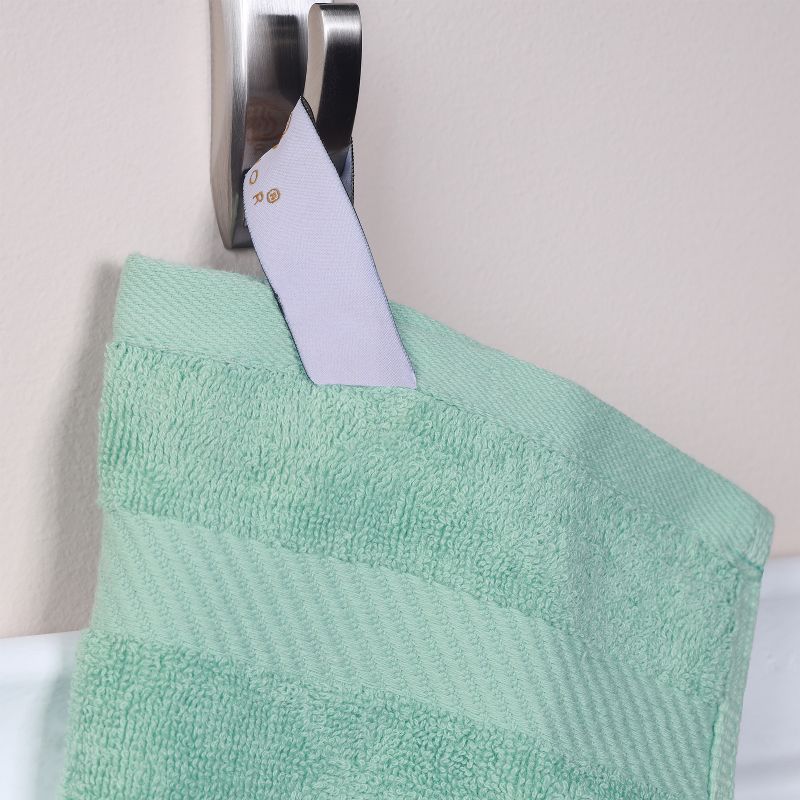 Modern Solid Classic Premium Luxury Cotton 2 Piece Bath Sheet Towel Set by Blue Nile Mills, 5 of 6
