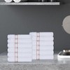 Premium Cotton Solid Plush Heavyweight Hotel Luxury Towel Set by Blue Nile Mills - 2 of 4