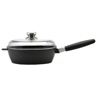 BergHOFF EuroCAST Cast Aluminum Nonstick 9.5" Covered Saute Pan