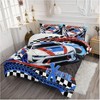 Boersma Racing Car Bedding Set, Extreme Sports Duvet Cover, Racing Car Room Decor Bedding Collection - 3 of 4