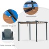 Retractable Pergola Canopy For Backyards, Gardens, Patios, Versatile Pergola Plant Climbing Frame, Aluminum Frame Pergola Shelter - 2 of 4