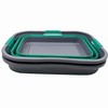 SAMMART Collapsible Plastic Laundry Basket 30L (8 gallon), Water capacity: 24L (6.3 gallon) - 3 of 4