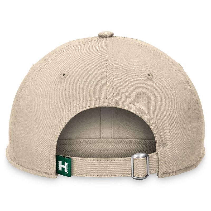 NCAA Hawaii Rainbow Warriors Unstructured Washed Cotton Twill Hat - Natural, 4 of 5