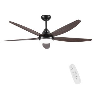 BestParts 56 Inch Ceiling Fan, Ceiling Fan with Light, Remote Control, 6 Speed ​​Reversible DC Motor, Dimmable, Timer, Indoor Ceiling Fan - 1 of 4