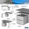Anybear Grey Rotating Multi-Positional Modern Desk - 3 of 4
