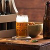 Pavilion Gift Company - Beer Makes Me Hoppy - 16 oz Beer Can Glass Tealight Holder - Candle Holders - 2 of 4