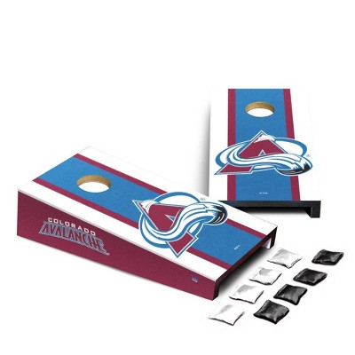 NHL Colorado Avalanche Desktop Cornhole Board Set