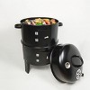 ORRD Double-Layer Charcoal Grill | Smokeless Vertical BBQ Stove for Healthy Braising & Smoking | Outdoor Cooking - 3 of 4