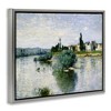 Stupell Industries The Seine at Lavacourt Floating Frame Canvas Art, Gray, 31" x 25" - 2 of 4