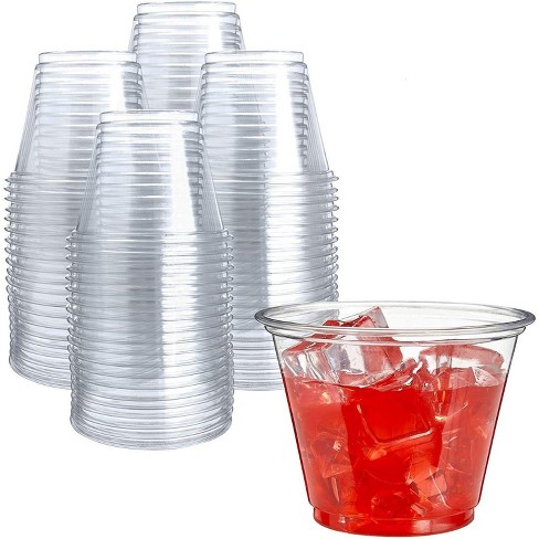 Prestee - 250 Clear 9 oz Disposable Plastic Cups - image 1 of 3