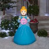 Gemmy Christmas Inflatable Cinderella with Ornament, 3.5 ft Tall, Multi - 2 of 4