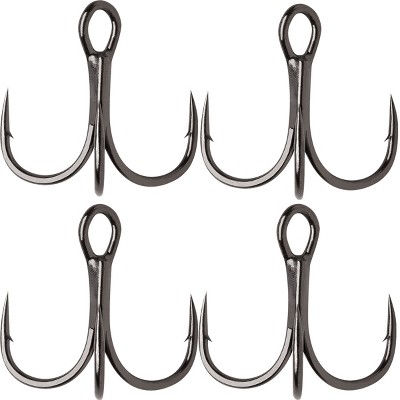 Vmc Hybrid Treble Short Fishing Hook 4-pack - Black Nickel : Target