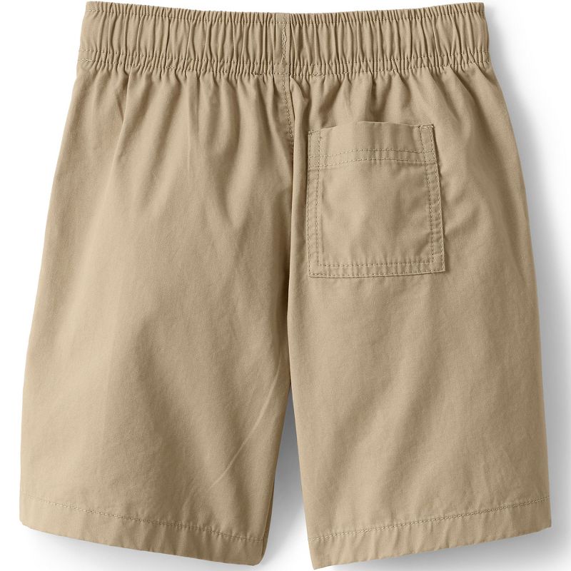 Lands' End Kids Pull On Chambray Elastic Waist Shorts, 2 of 5