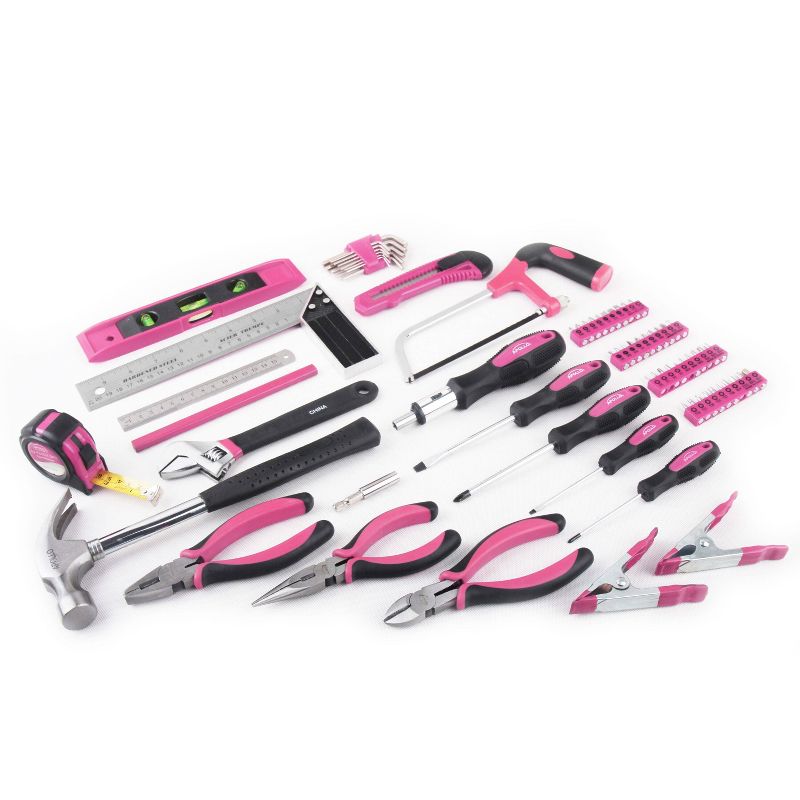 Apollo Tools 71pc DT0204P Household Tool Kit Pink, 3 of 8