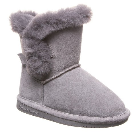 Bearpaw Kids' Betsey Boots | Gray | Size 13 : Target