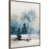Amanti Art Dusty Blue II by Isabelle Z Canvas Wall Art Print Framed - 2 of 4