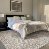 ABYNOW 8x10 Machine Washable Area Rug – Modern Abstract Soft Low-Pile Carpet with Non-Slip Backing for Living Room & Bedroom - 3 of 4