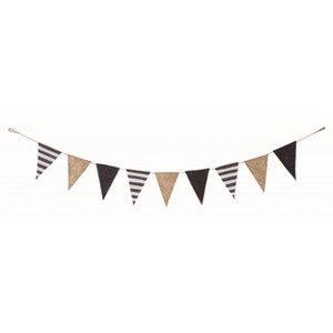 Transpac Burlap 63 in. Multicolor New Years New Year Banner - 1 of 2