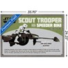Trends International Star Wars: New Vintage - Speeder Bike Framed Wall Poster Prints - 3 of 4