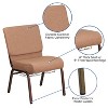 Emma and Oliver 21"W Church/Reception Guest Chair with Communion Cup Book Rack - 3 of 4