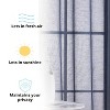 HLC.ME Sierra Burlap Flax Linen Privacy Sheer Light Filtering Window Grommet Curtains Panels, Set of 2 - 4 of 4