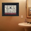 ChicFurnit Wall Art Bathroom Framed Print Elegant Black Frame for Living Room, Multicolor, 15"*1"*11" - 4 of 4