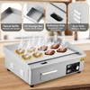 21 Inch Commercial Electric Griddle - 1600W Stainless Steel Flat Top Grill, 122-572¨H Adjustable Temp, Countertop BBQ Teppanyaki - 4 of 4