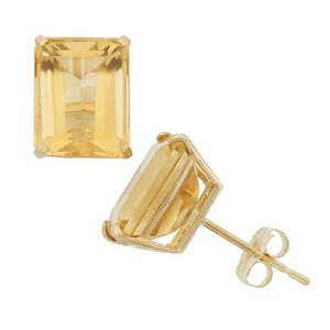 Designs By Gioelli 10K Gold Gemstone Stud Earrings - 1 of 2