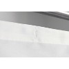 iDESIGN Striped PEVA Fabric Shower Curtain: Polyester, Machine Washable, Buttonhole Top, 72x72 Inch - 4 of 4