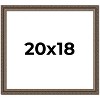 PosterPalooza | Sculpted Silver Picture Frame - UV Acrylic, Backing Board, Hanging Hardware Included - 2 of 4