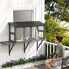 PawHut Outdoor Cat Catio, Wooden Cat Enclosure Window Perch with Jumping Platform, for Safely Enjoying Outdoor Sights, Playing, Sunbathing, Napping - 3 of 4