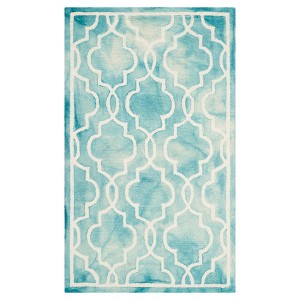 Beaufort Accent Rug - Turquoise / Ivory (3